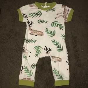 Sleeping deer romper